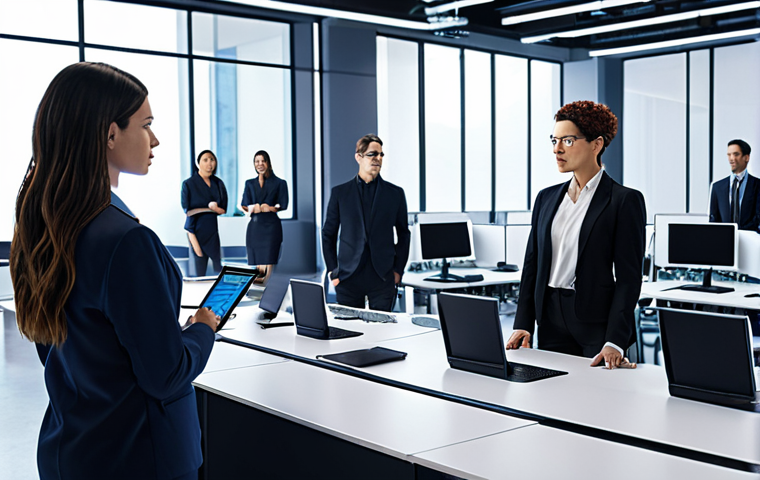 **

> A futuristic office setting. An AI Setter stands confidently, overseeing a diverse team working on AI-powered solutions for customer service automation, supply chain optimization, and new product development. The scene should convey innovation, efficiency, and collaboration.

**