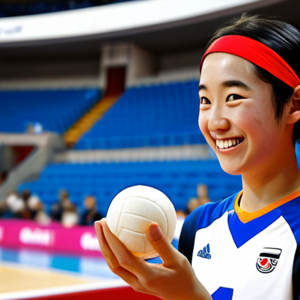 On-the-Go Energy Boost**

A fully clothed, cheerful volleyball fan in the stands, wearing a team jersey and a headband, holding an individually wrapped onigiri in one well-formed hand and an energy jelly pack in the other. Background: Blurred view of an exciting volleyball match in progress. Safe for work, appropriate content, modest clothing, perfect anatomy, natural proportions, professional, high quality, well-formed hands, proper finger count.

**