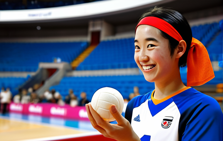 On-the-Go Energy Boost**

A fully clothed, cheerful volleyball fan in the stands, wearing a team jersey and a headband, holding an individually wrapped onigiri in one well-formed hand and an energy jelly pack in the other. Background: Blurred view of an exciting volleyball match in progress. Safe for work, appropriate content, modest clothing, perfect anatomy, natural proportions, professional, high quality, well-formed hands, proper finger count.

**