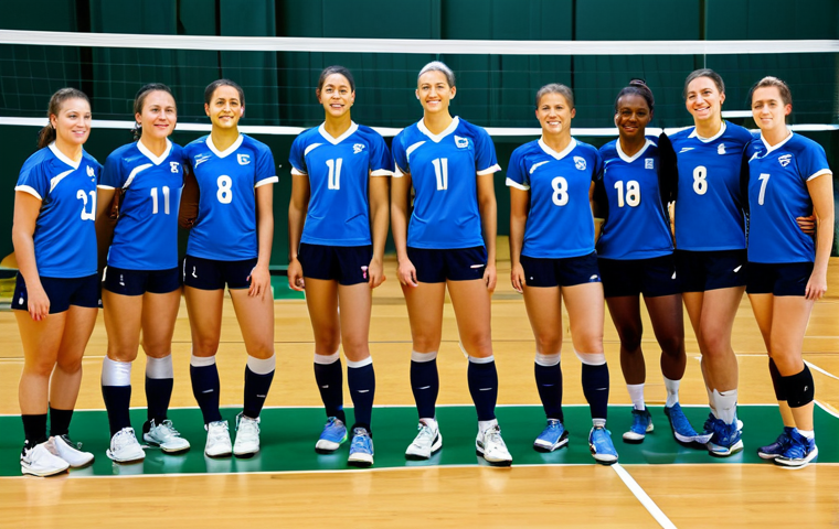 Cool-down after a match**

"Exhausted volleyball player, fully clothed in team uniform, doing light jogging on the court after a match, safe for work, appropriate content, professional sports photography, perfect anatomy, well-formed hands, modest athletic wear, family-friendly"

**