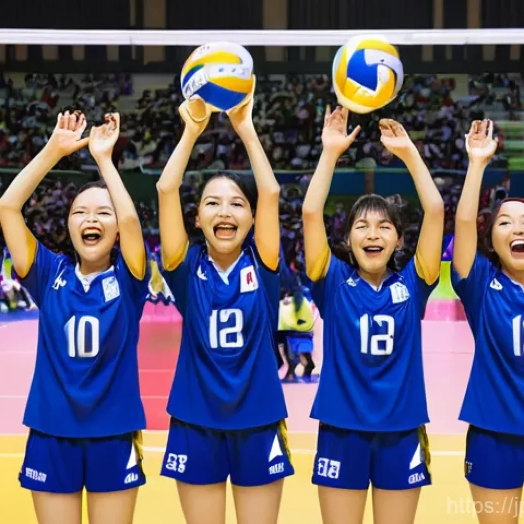 배구 대회의 성장 - **Prompt 1: "Haikyuu!!" Generation Fan Enthusiasm**
    A dynamic, vibrant, and highly energetic sce...