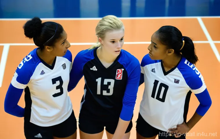 배구 훈련 시 가장 흔한 실수 - **Prompt 2: Strategic Spike with Vision**
    A powerful female volleyball player, approximately 22 ...