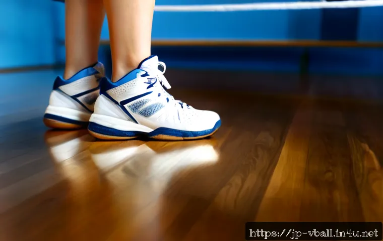 배구화 추천 - Photorealistic sports product comparison scene featuring three pairs of modern volleyball shoes arra...